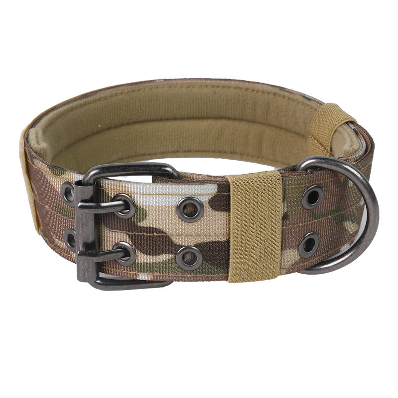 Tactical Nylon Dog Collar & Leash — K9 Duty Grade