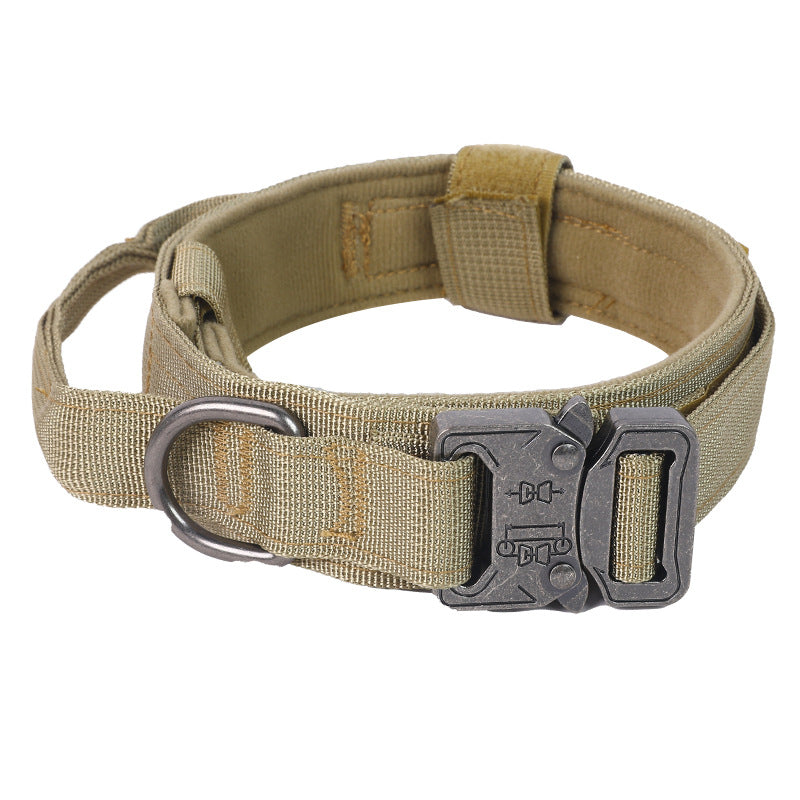 Tactical Nylon Dog Collar & Leash — K9 Duty Grade