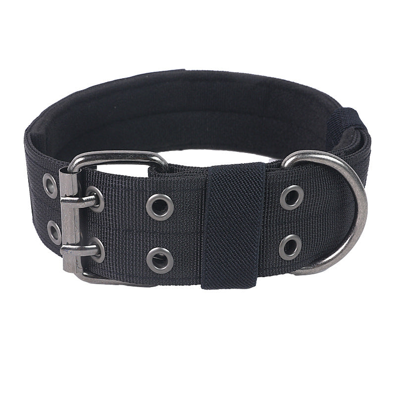 Tactical Nylon Dog Collar & Leash — K9 Duty Grade