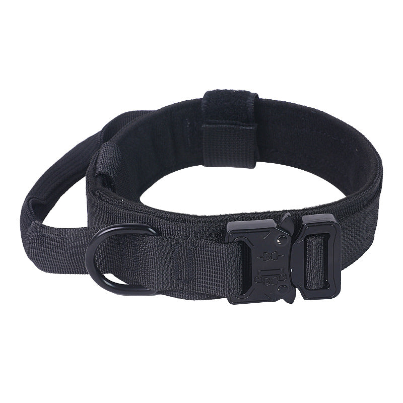 Tactical Nylon Dog Collar & Leash — K9 Duty Grade