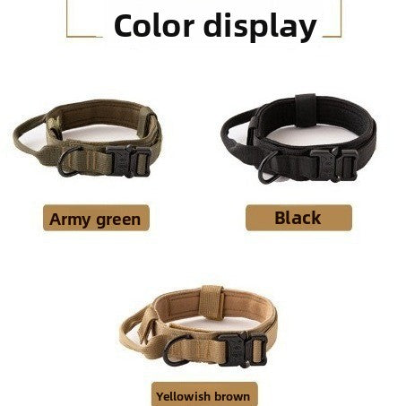 Tactical Nylon Dog Collar & Leash — K9 Duty Grade