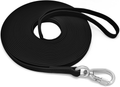 Long Waterproof Dog Leash - Odor-Proof Training Line with Aviation Aluminum Carabiner - 50FT for Small, Medium, & Large Dogs - Perfect Recall Tool!