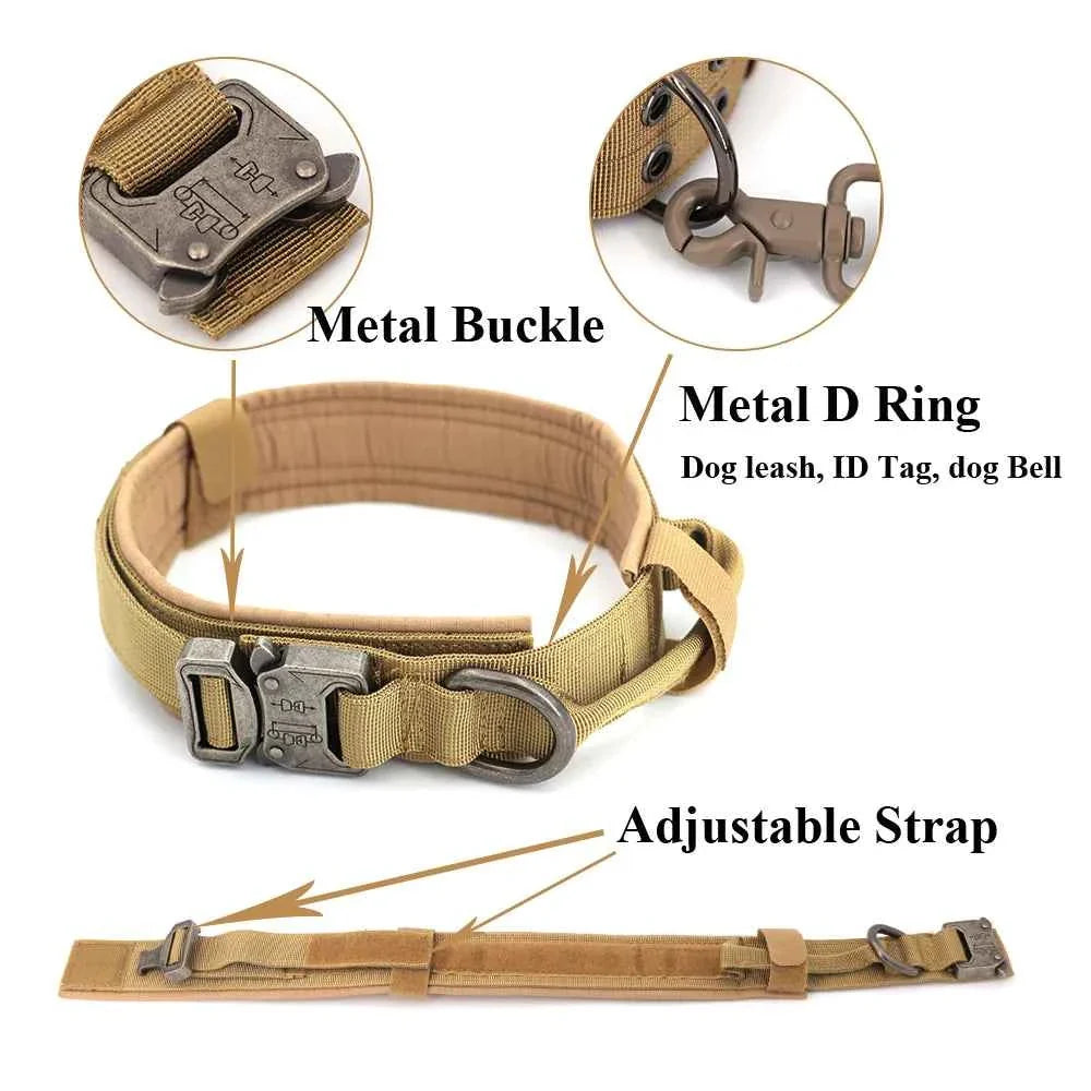Heavy Duty No Pull Harness & Leash Set — Tactical Training Vest