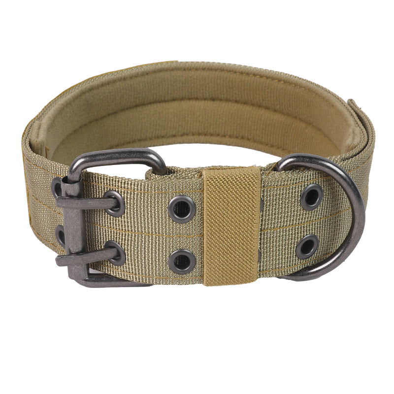 Tactical Nylon Dog Collar & Leash — K9 Duty Grade